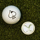 Yellowstone Ball Marker with a scenic design featuring the park's iconic landscape and wildlife, ideal for golf enthusiasts.