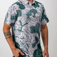 Yellowstone National Park topographic map design on apparel, showcasing mountainous terrain and hiking trails.