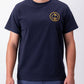 Yellowstone Logo Tee featuring a bold graphic logo on a dark background, showcasing a casual, stylish design perfect for fans of the Yellowstone series.