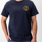 Yellowstone Logo Tee featuring a bold Yellowstone National Park graphic on a soft black fabric.
