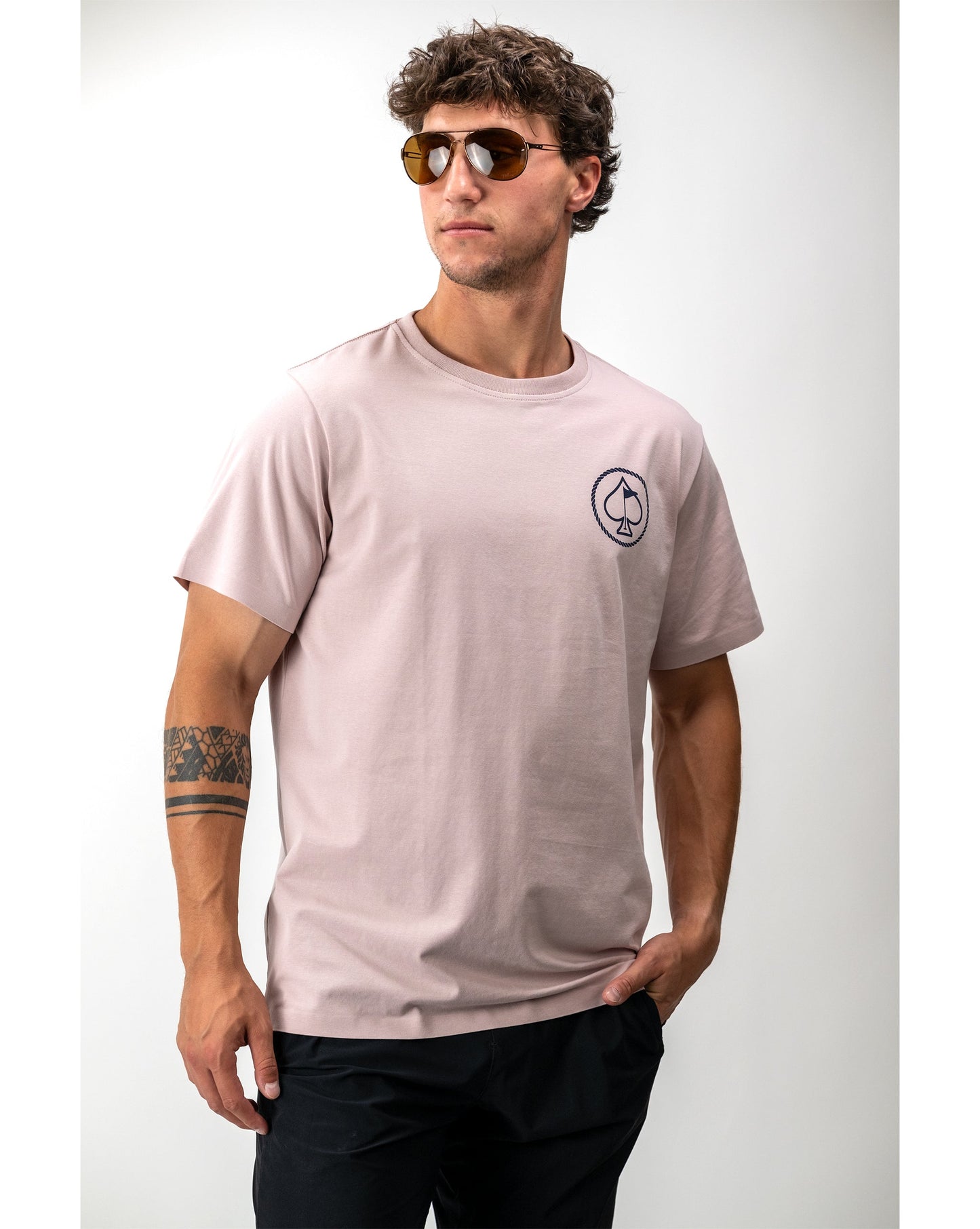 Yellowstone Train Station Tee featuring a vintage-style graphic with a train passing by a mountain landscape, designed for outdoor enthusiasts.