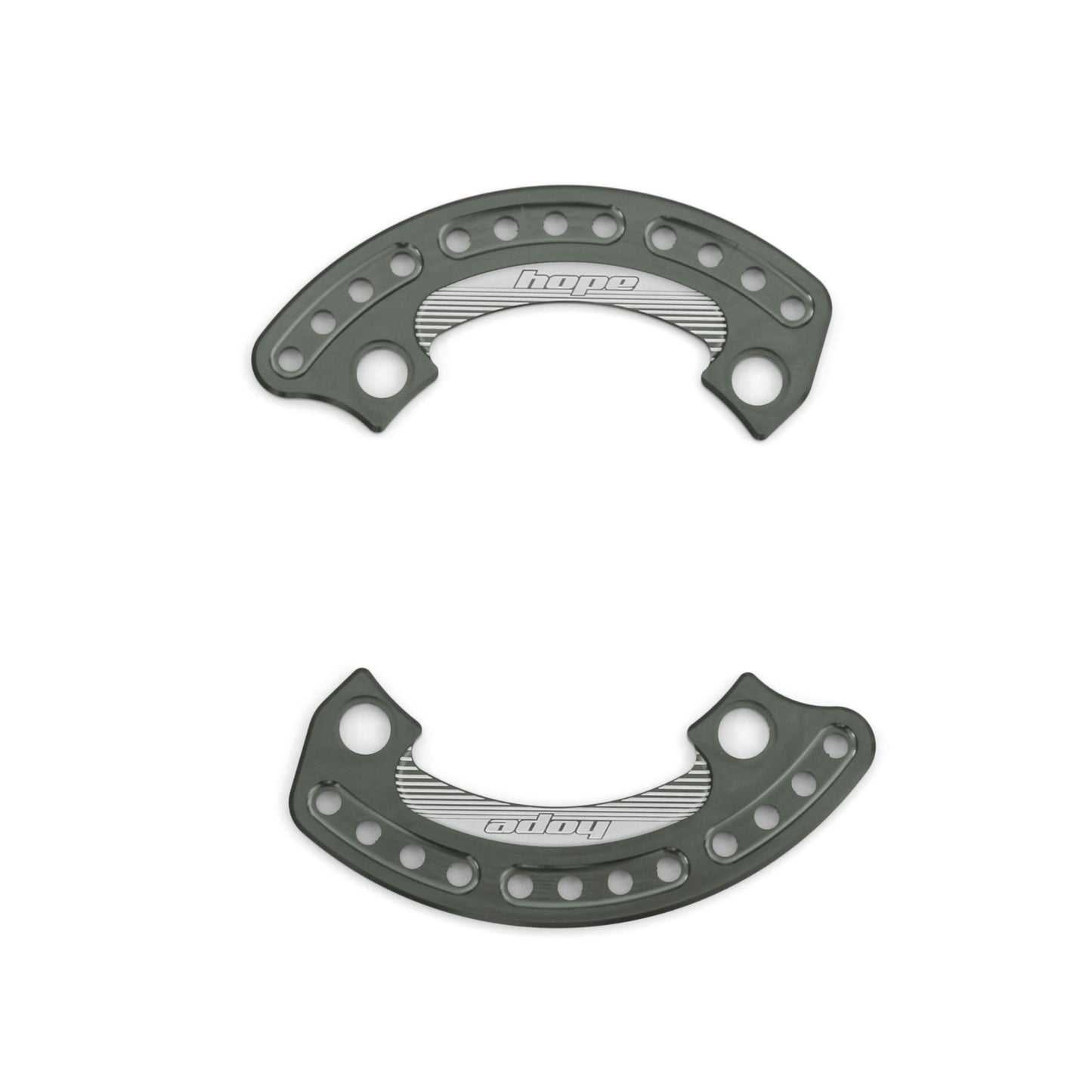 Hope Bash Guard 1-4 Plate 104mm 36T Pair Smoke