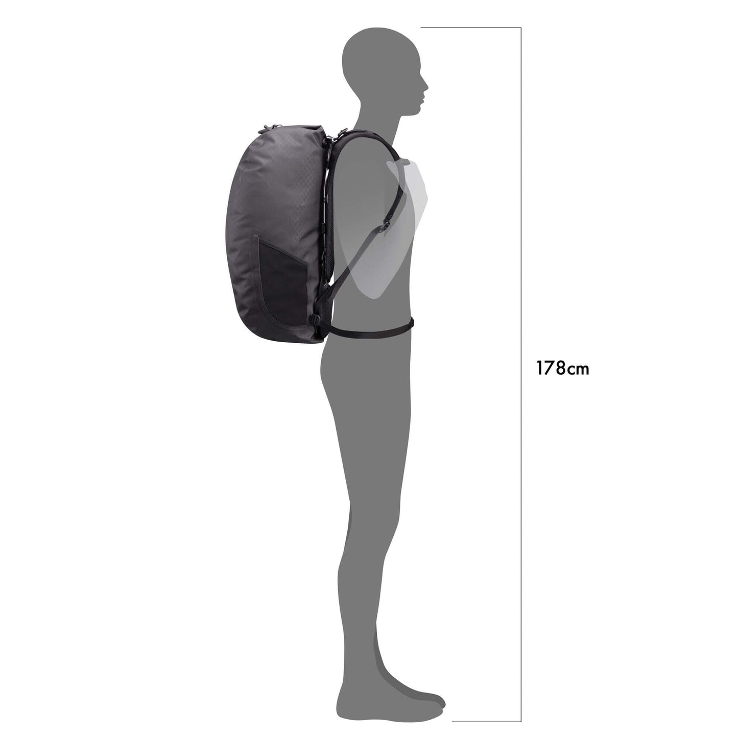 ORTLIEB BACKPACK ATRACK METROSPHERE BLACK 34L