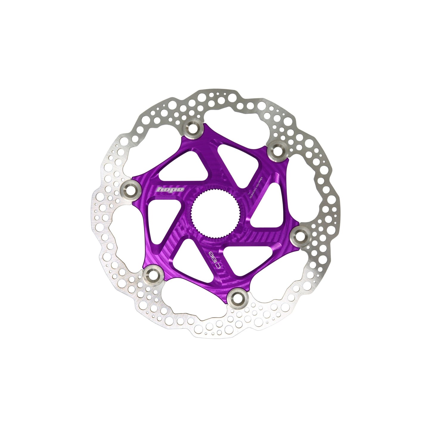 Hope Part Brake Disc MTB Centre Lock 160mm Purple