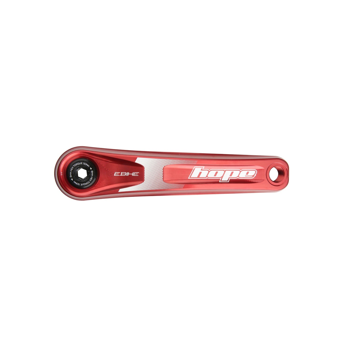 Hope Part Crankarm E Bike Non Drive Side Standard 155MM Red