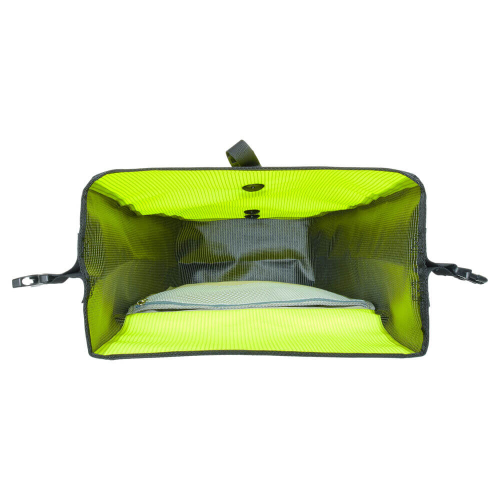ORTLIEB PANNIER HIGH VISIBILITY BACK ROLLER PVC FREE QL2.1 YELLOW/BLACK REFLECTIVE 20L (SINGLE)