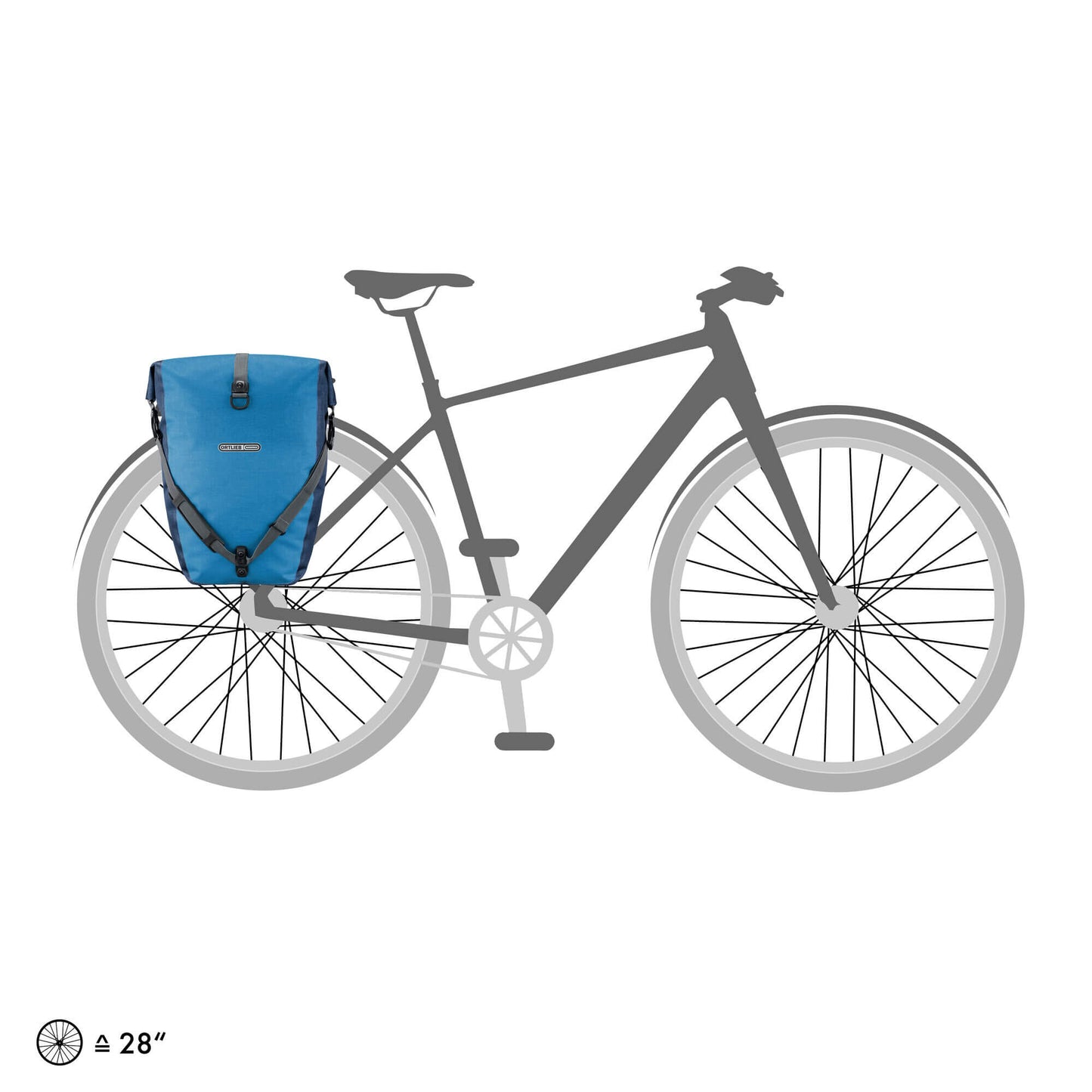 ORTLIEB PANNIER TOURING BACK-ROLLER PLUS CR QL2.1 DUSK BLUE 40L