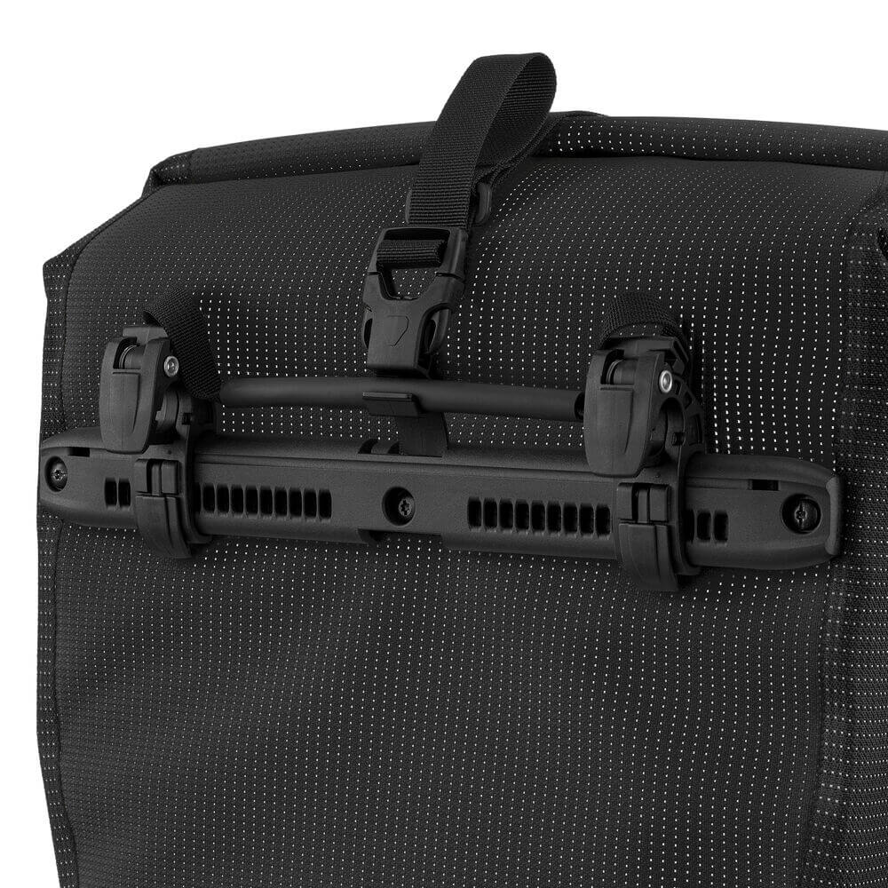 ORTLIEB PANNIER HIGH VISIBILITY BACK ROLLER PVC FREE QL2.1 YELLOW/BLACK REFLECTIVE 20L (SINGLE)