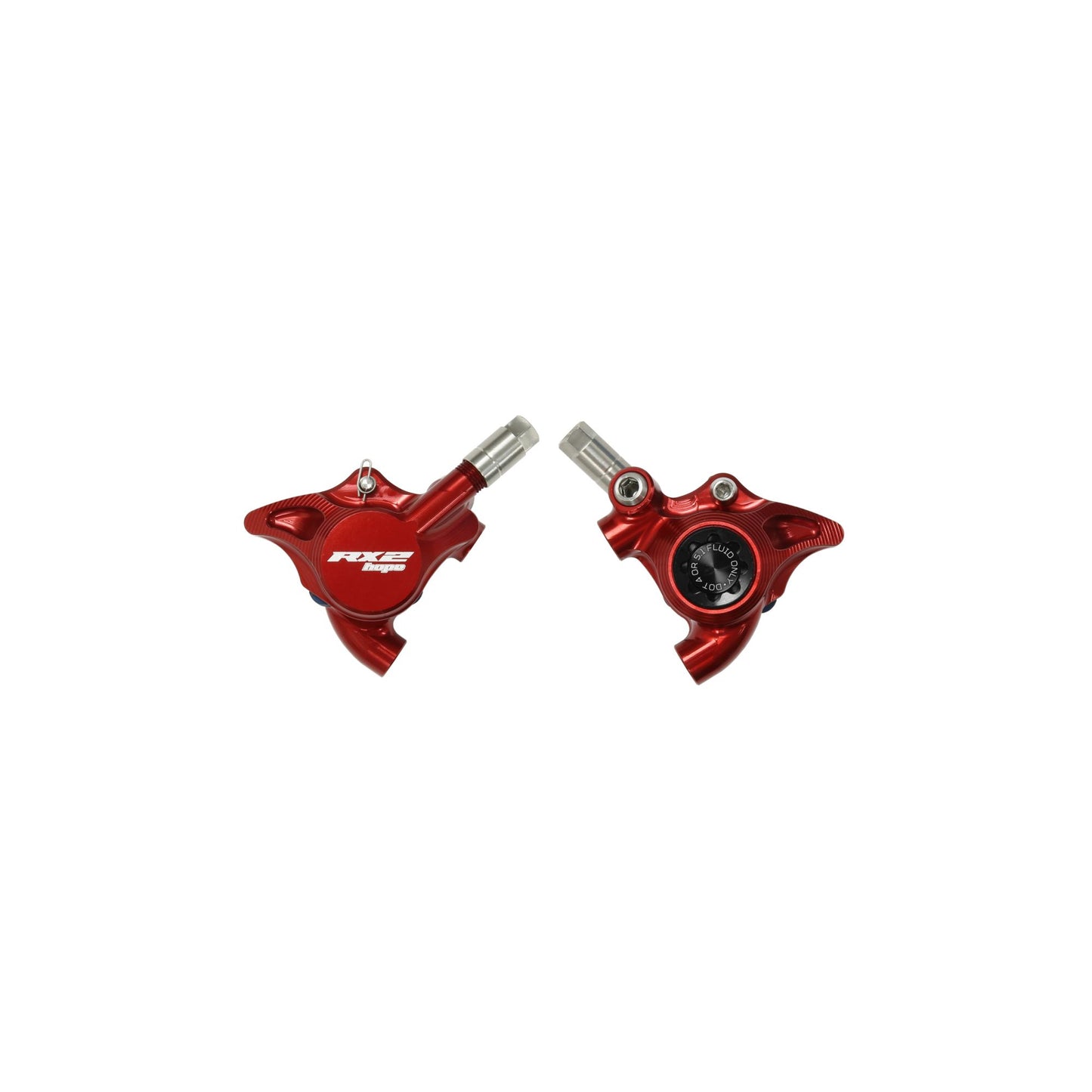 Hope Brake RX2 Caliper Complete-FM STD-DOT RED