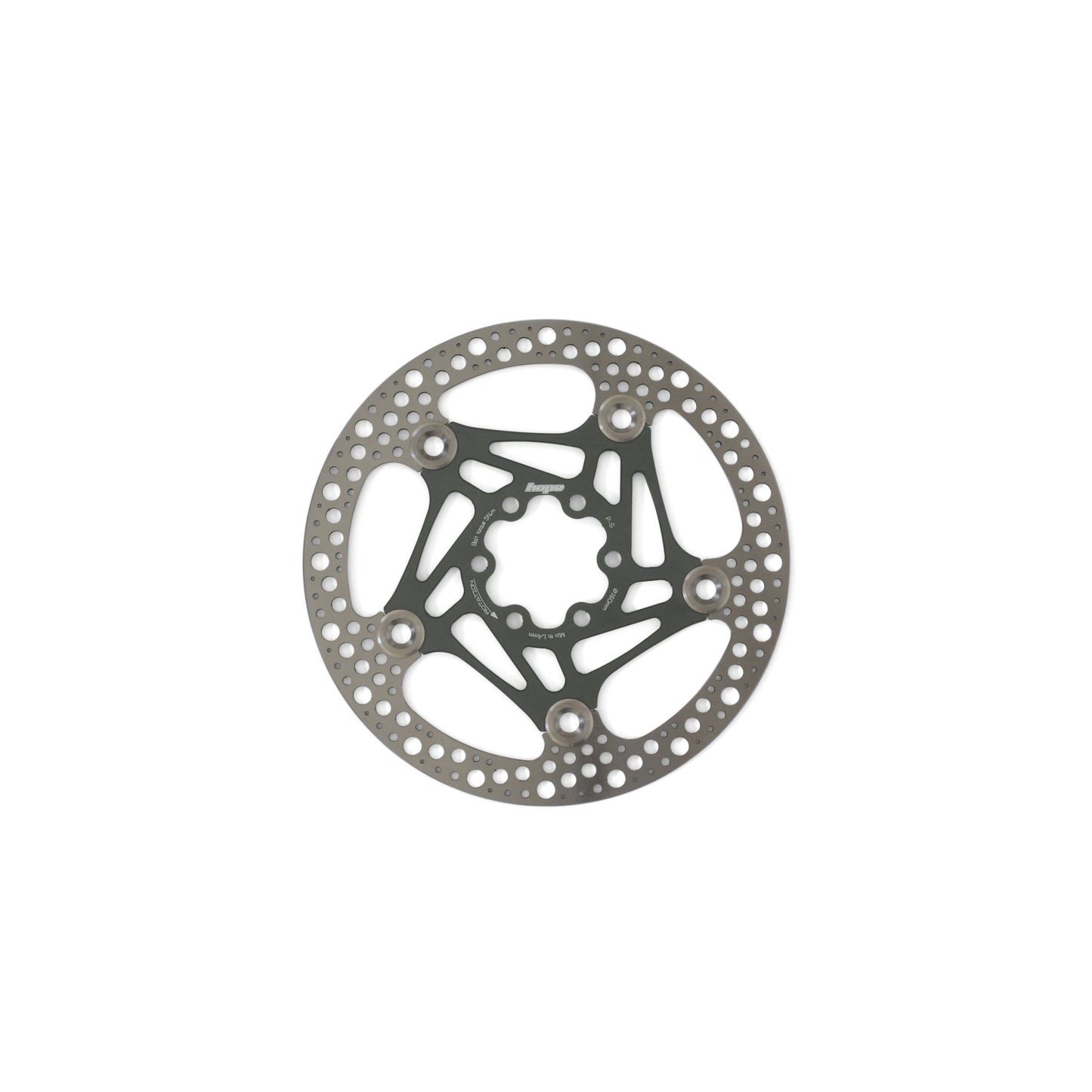 Hope Part Brake Disc Road Floating 140mm 6 bolt Smoke