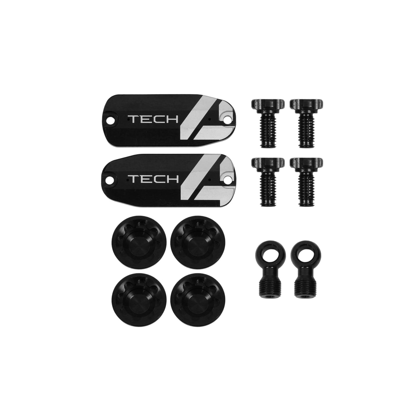 Hope Part Brake Tech 4 E4 Custom Kit Pair Black