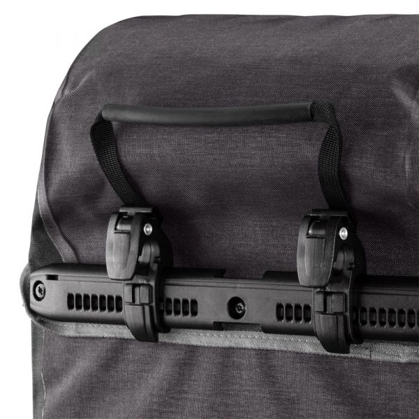 ORTLIEB PANNIER TOURING BIKE PACKER PLUS QL2.1 GRANITE/BLACK 42L