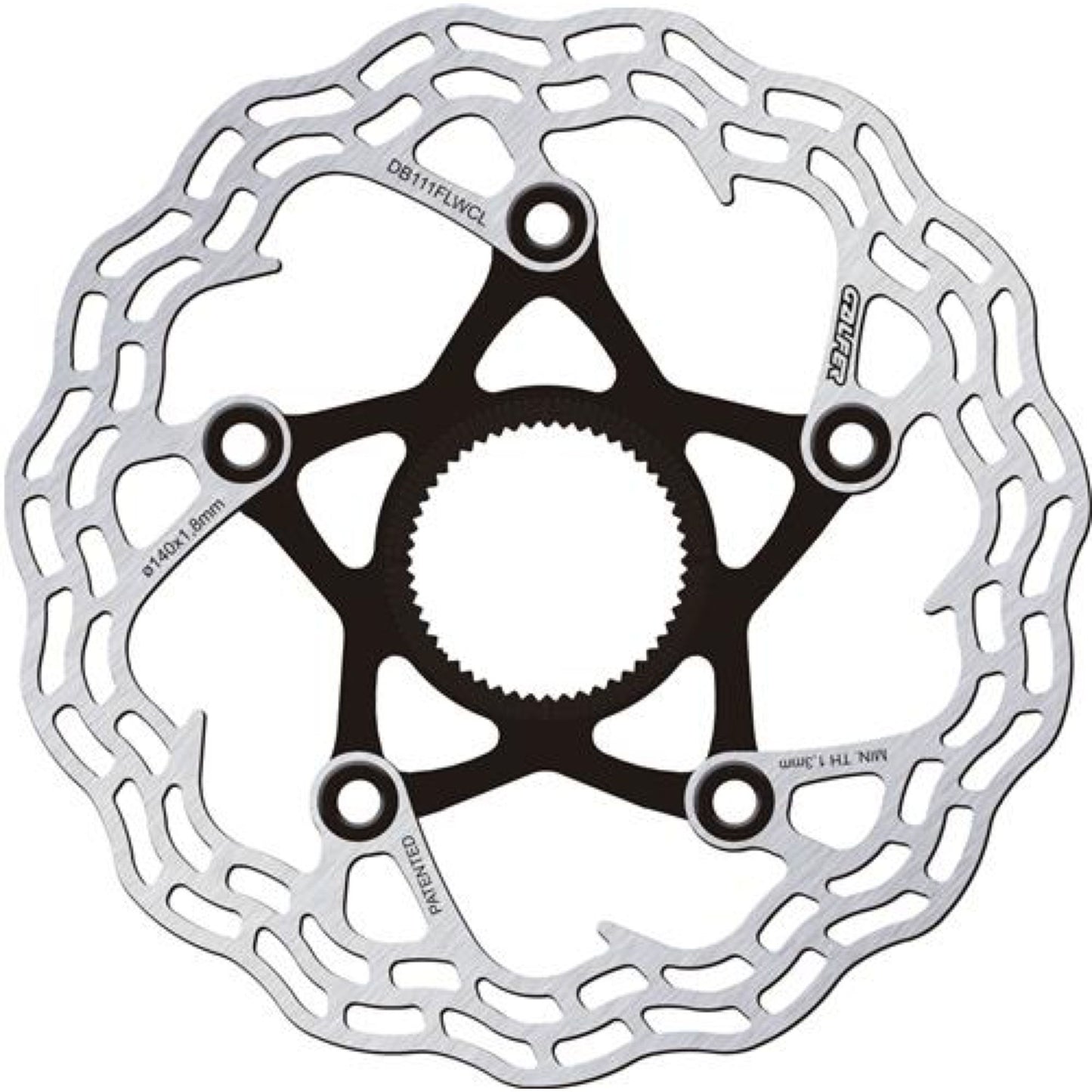 Brake Rotor Road Shark New Center-Lock 140x1.8MM