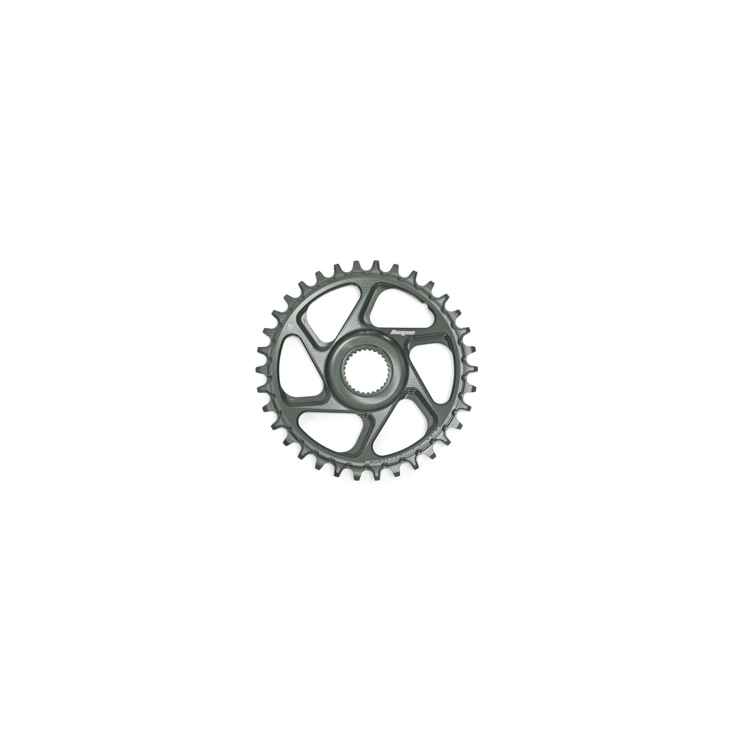 Hope Chainring Spiderless 34T R22 E Bike BO Smoke