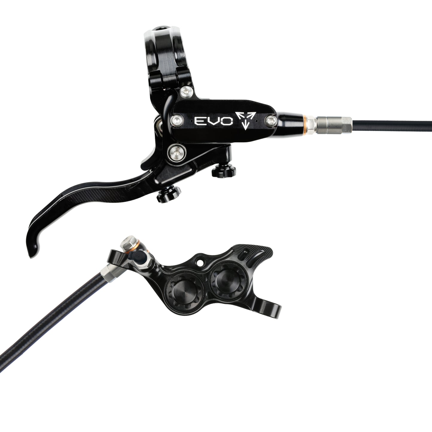 Hope Brake EVO TR4 No Rotor RH- Black/Black