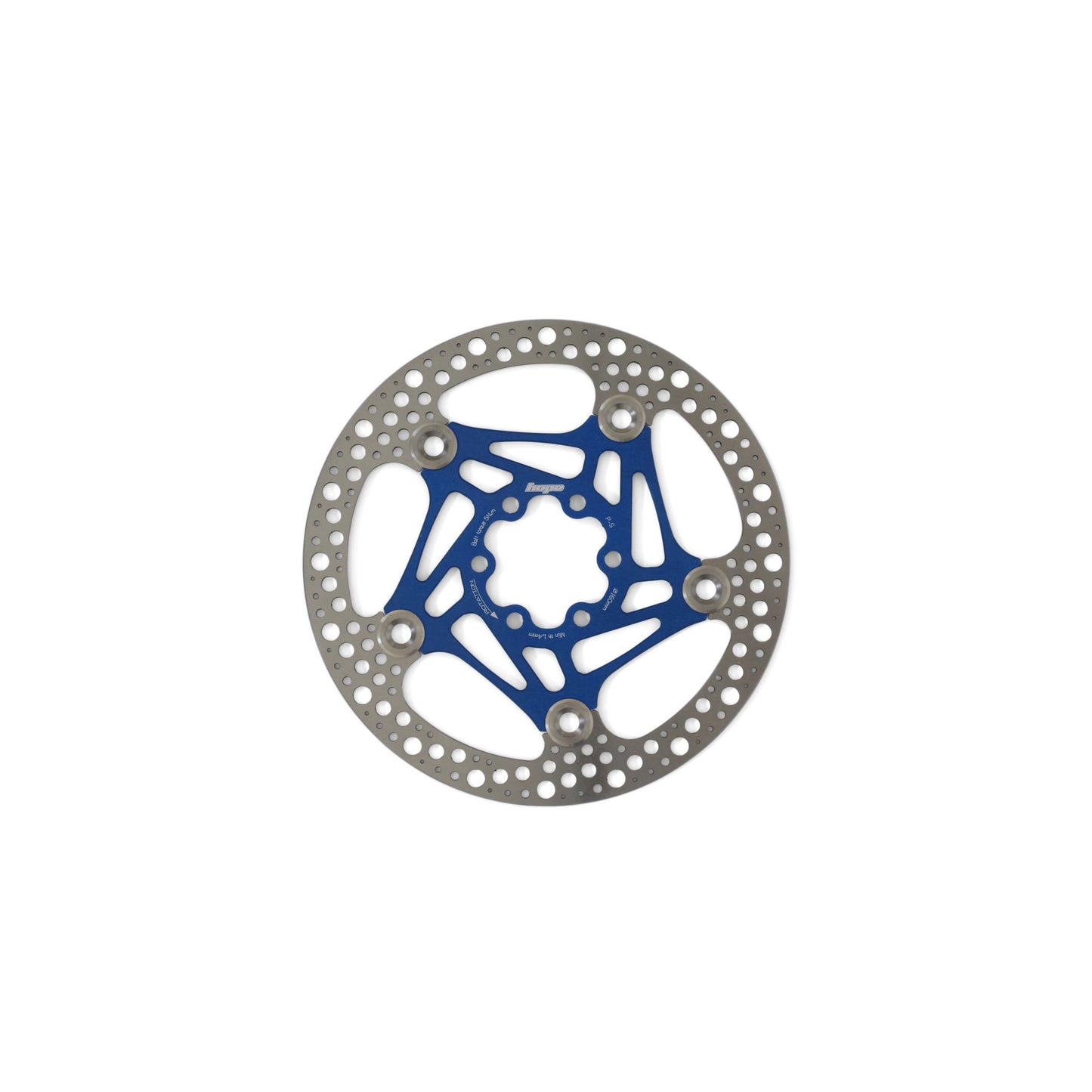 Hope Part Brake Disc Road Floating 140mm 6 bolt Blue