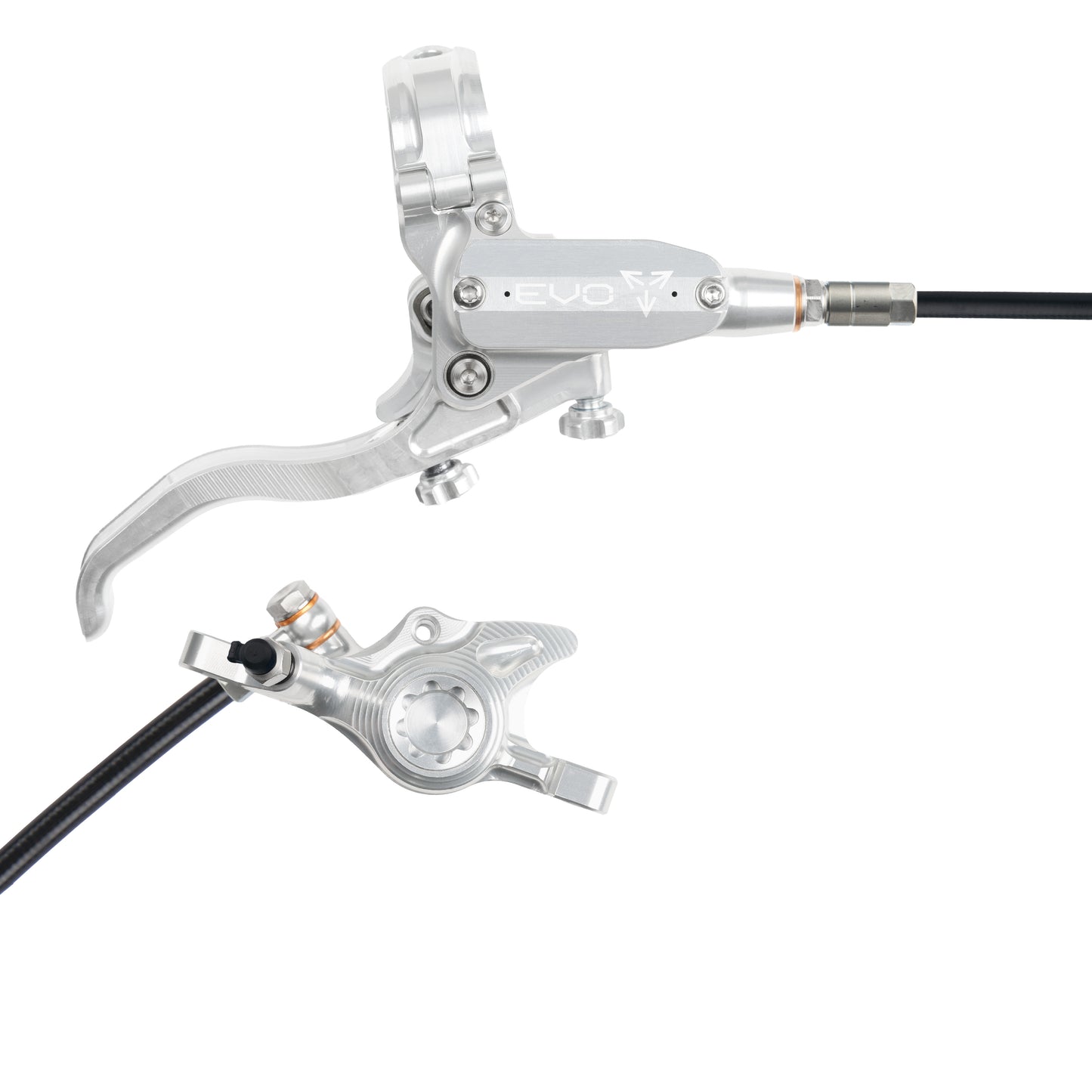 Hope Brake EVO X2 No Rotor RH- Silver/Silver