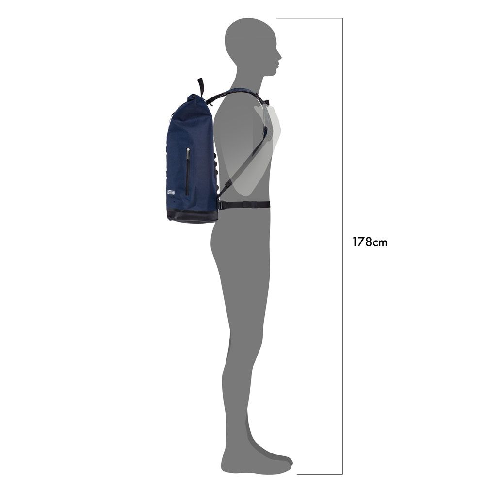 ORTLIEB BACKPACK URBAN COMMUTER-DAYPACK URBAN ASH ROSE 21L