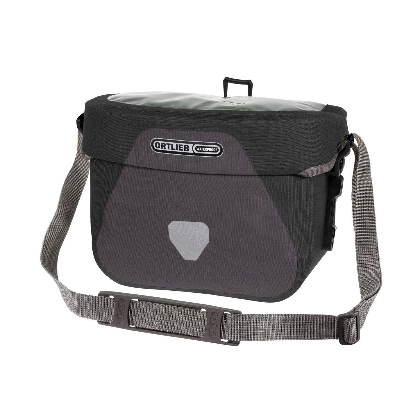ORTLIEB HANDLEBAR BAG ULTIMATE6 S PLUS WO.ADAPTER GRANITE/BLACK 5L