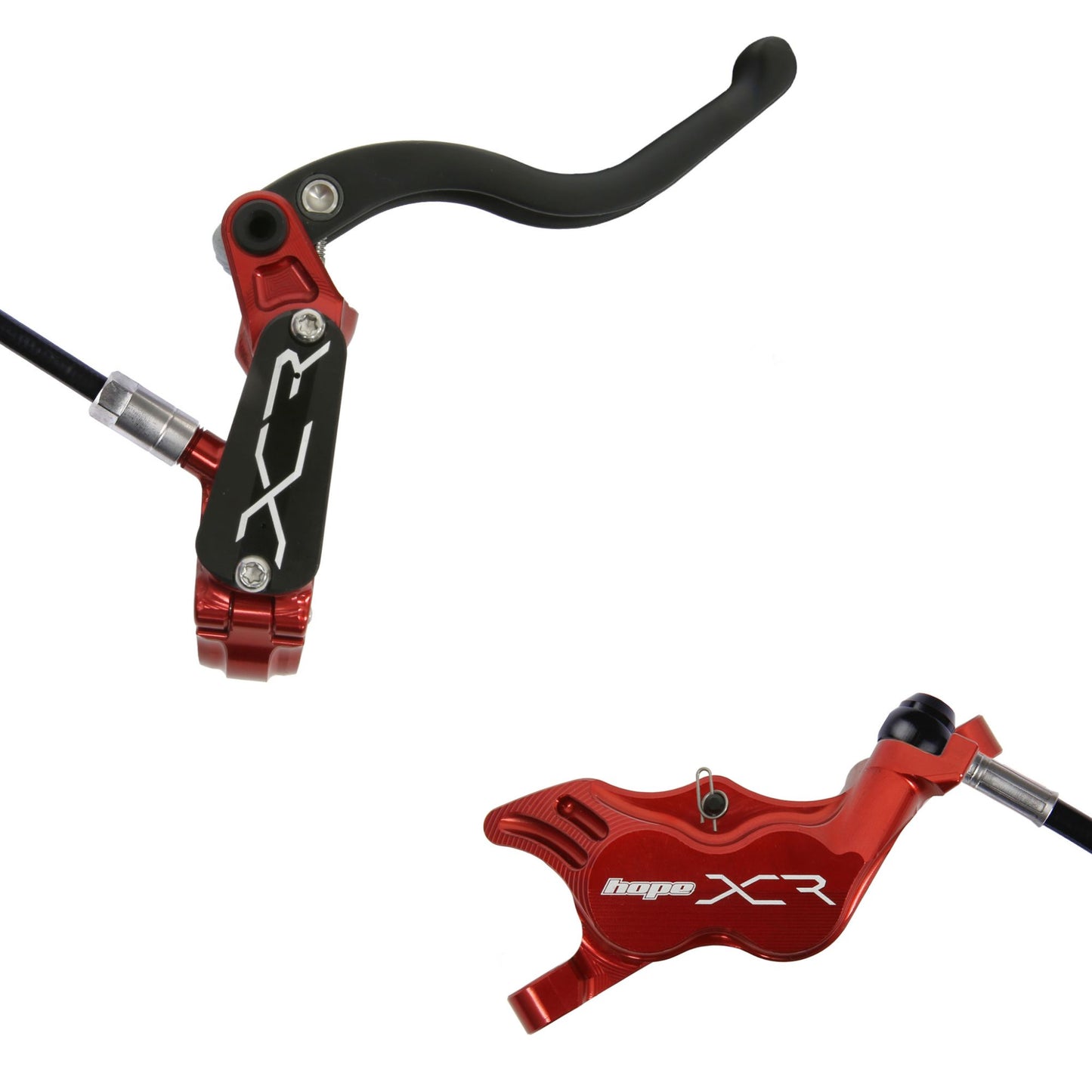 Hope Brake XCR Pro E4 No Rotor Front RH Red
