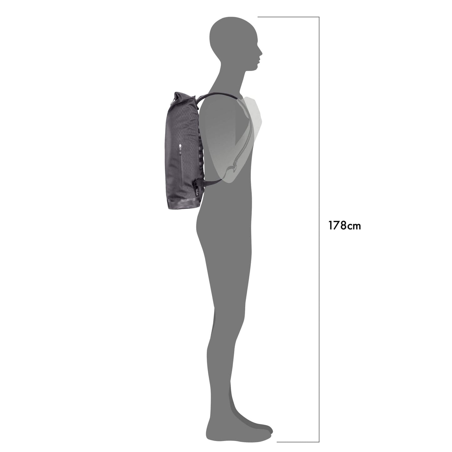 ORTLIEB BACKPACK METROSPHERE BLACK 21L