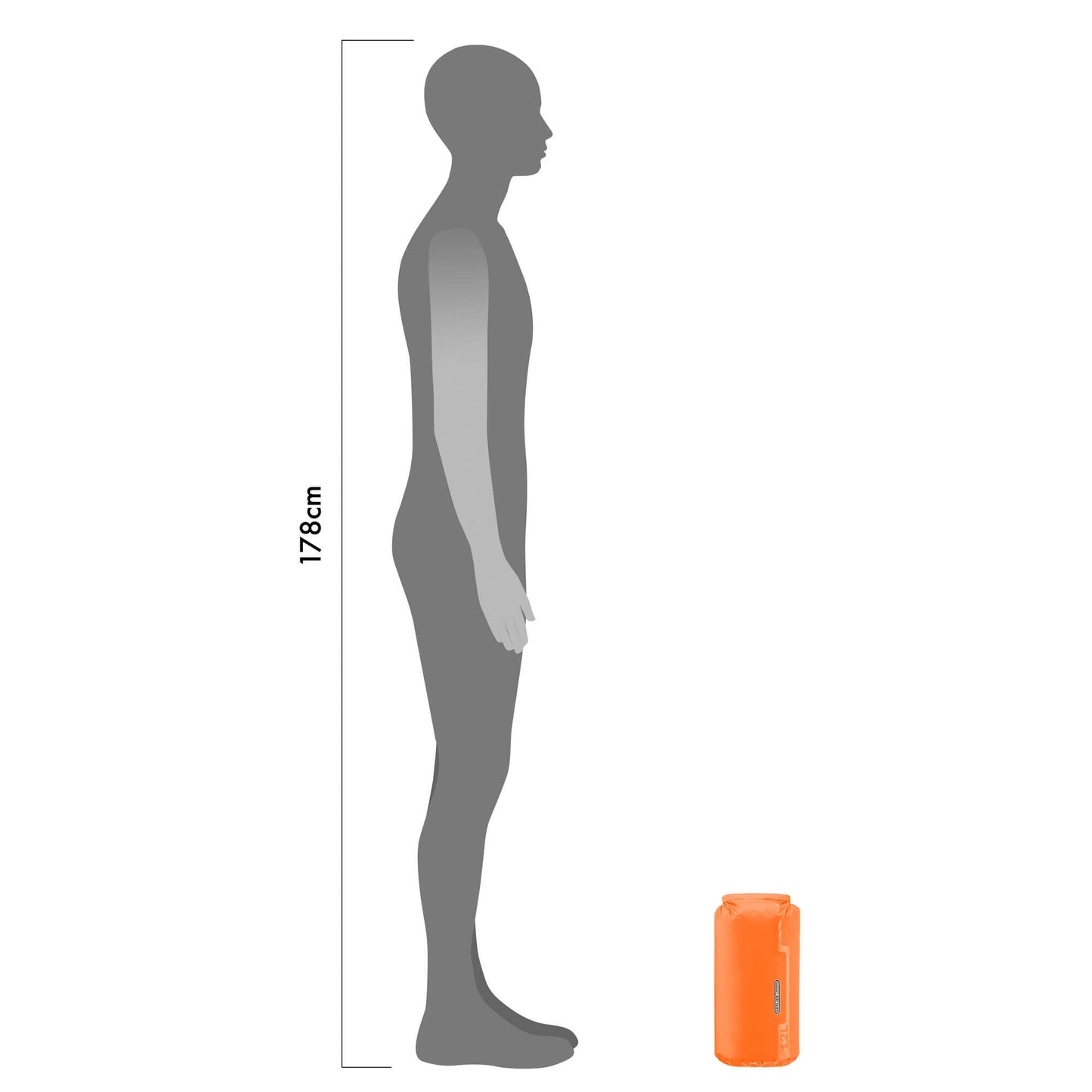 ORTLIEB DRY BAG ULTRA LIGHTWEIGHT PS10 ORANGE 1.5L