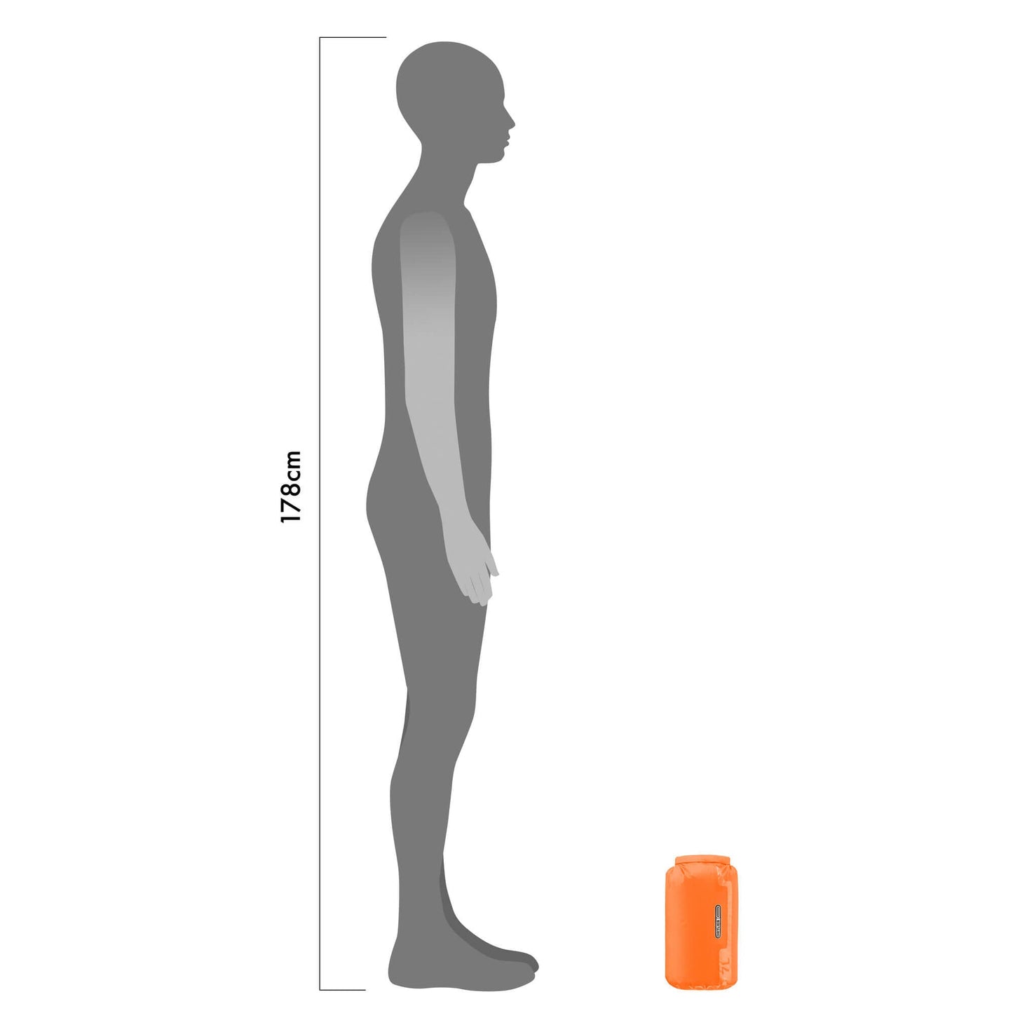ORTLIEB DRY BAG ULTRA LIGHTWEIGHT PS10 ORANGE 1.5L