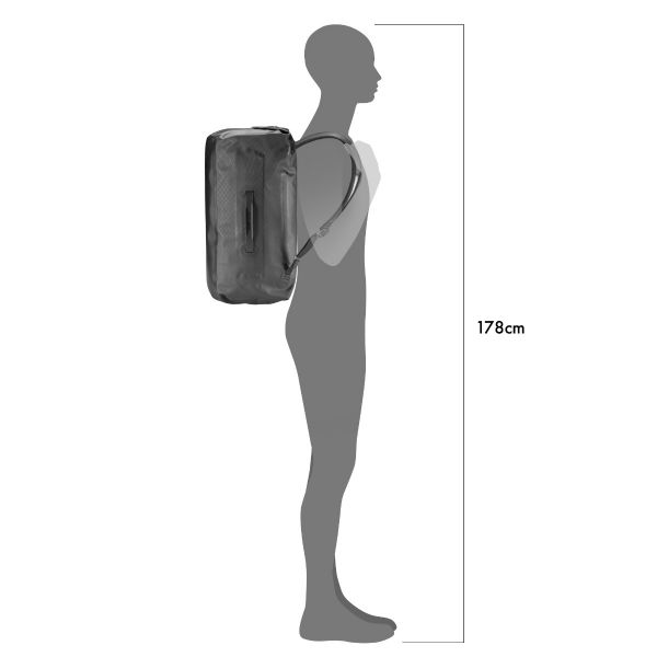 ORTLIEB TRAVEL BAG DUFFLE METROSPHERE BLACK 40L