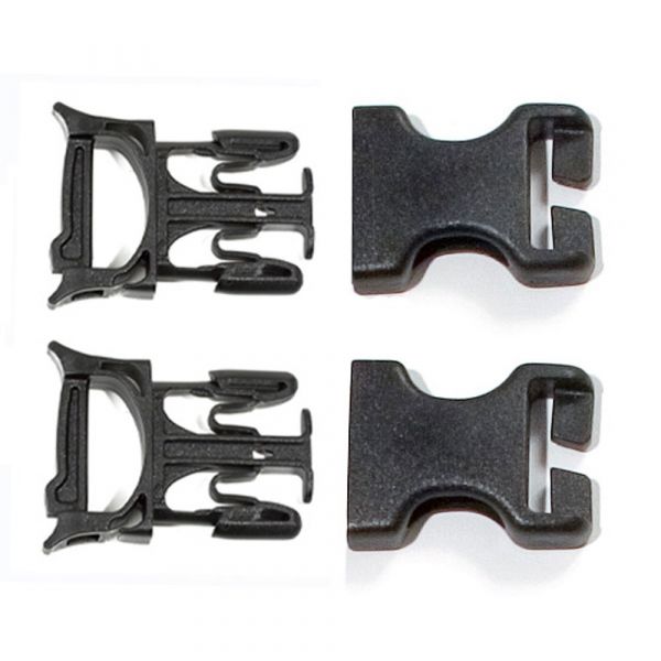 ORTLIEB PART REPAIR BUCKLE STEALTH MALE/FEMALE 25MM 2PCS