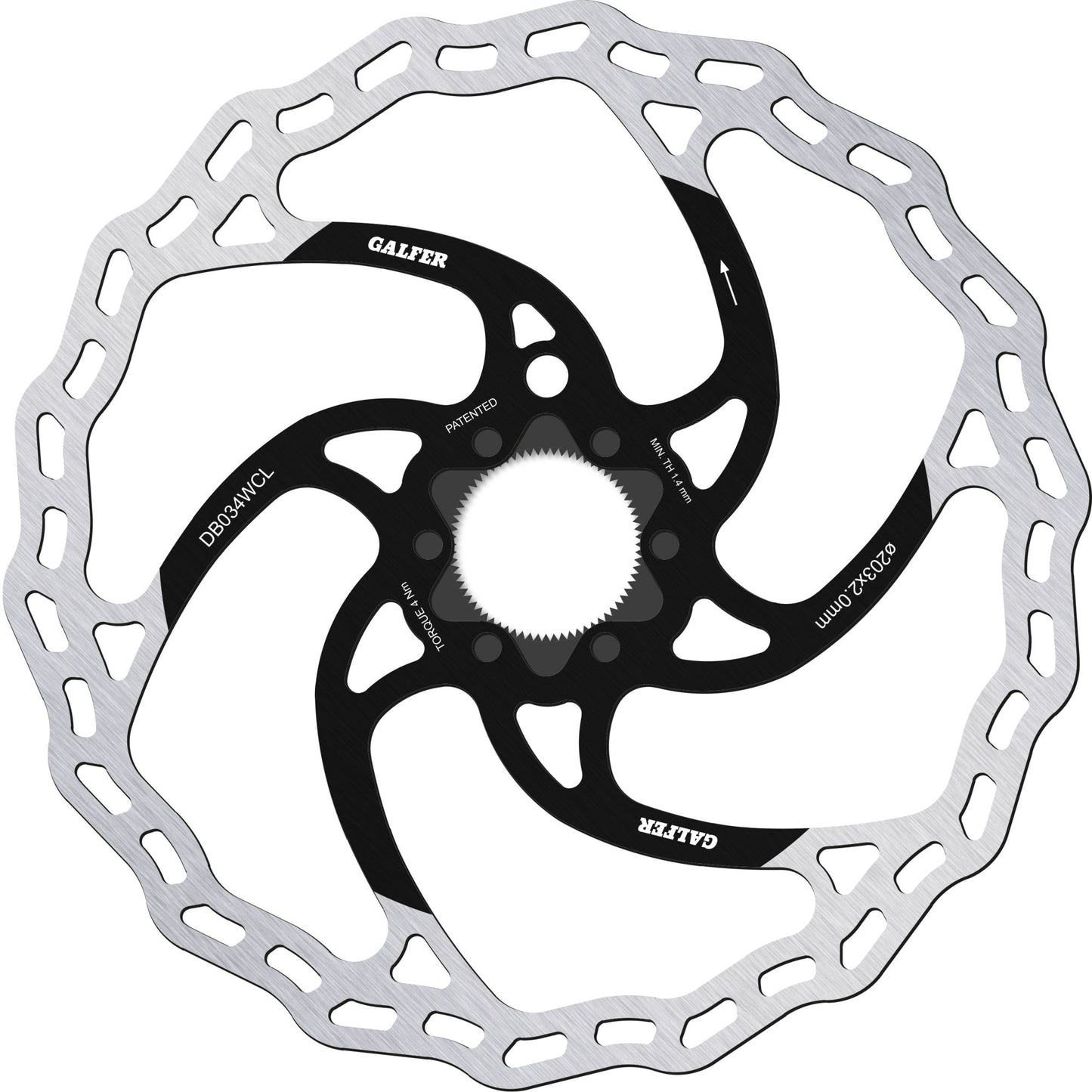 Brake Rotor MTB Center-Lock System 203x2MM