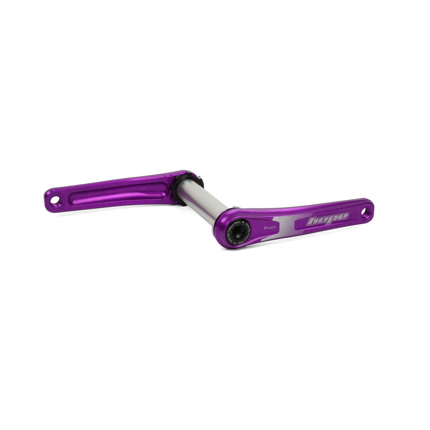 Hope Crankset EVO No Spider 120mm Fat 135mm Purple