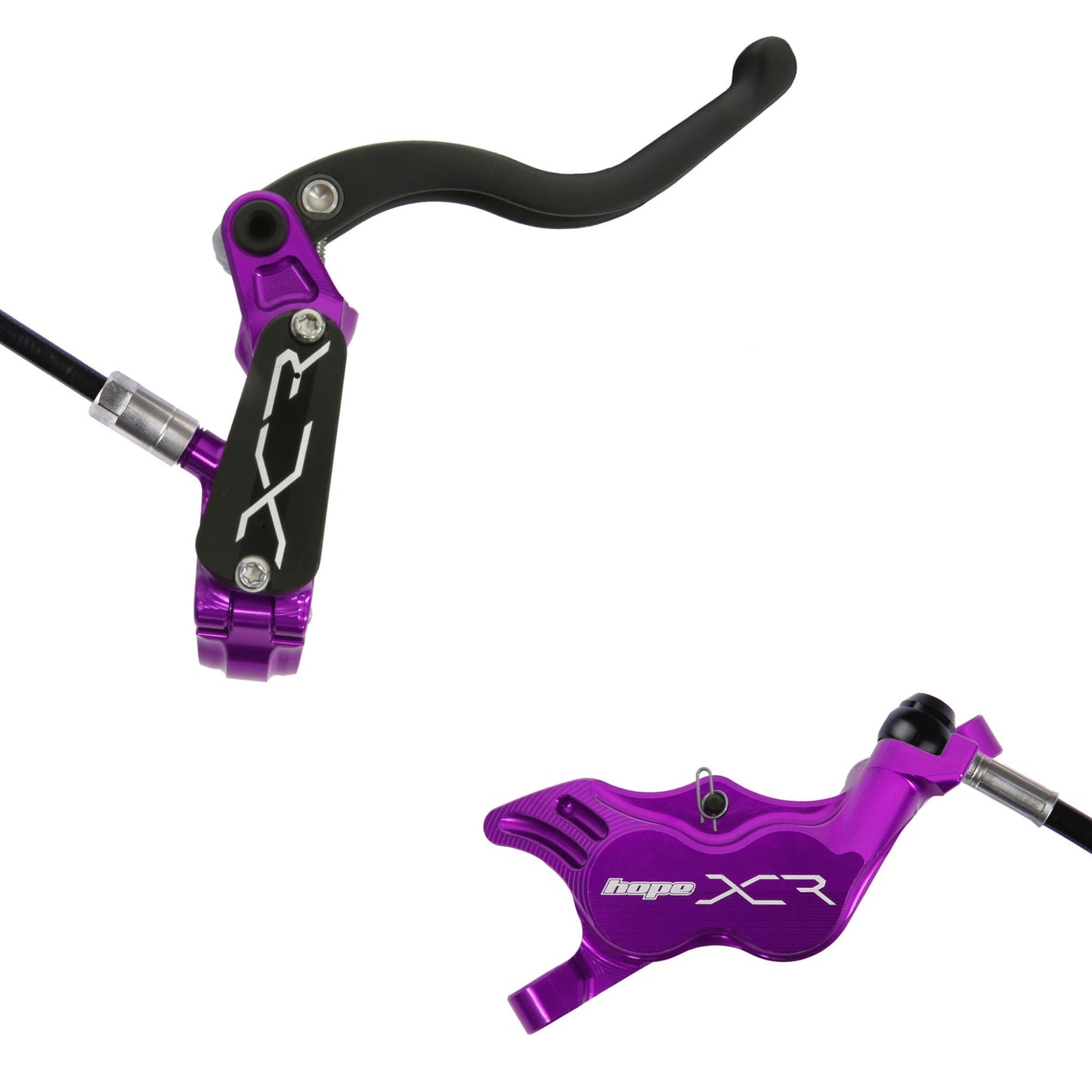Hope Brake XCR Pro E4 No Rotor Front RH Purple