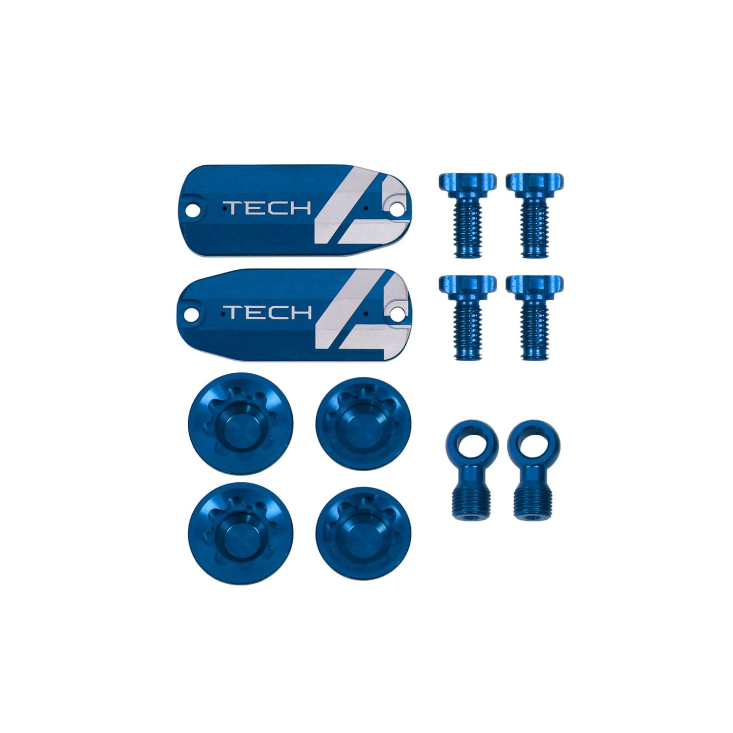 Hope Part Brake Tech 4 V4 Custom Kit Pair Blue