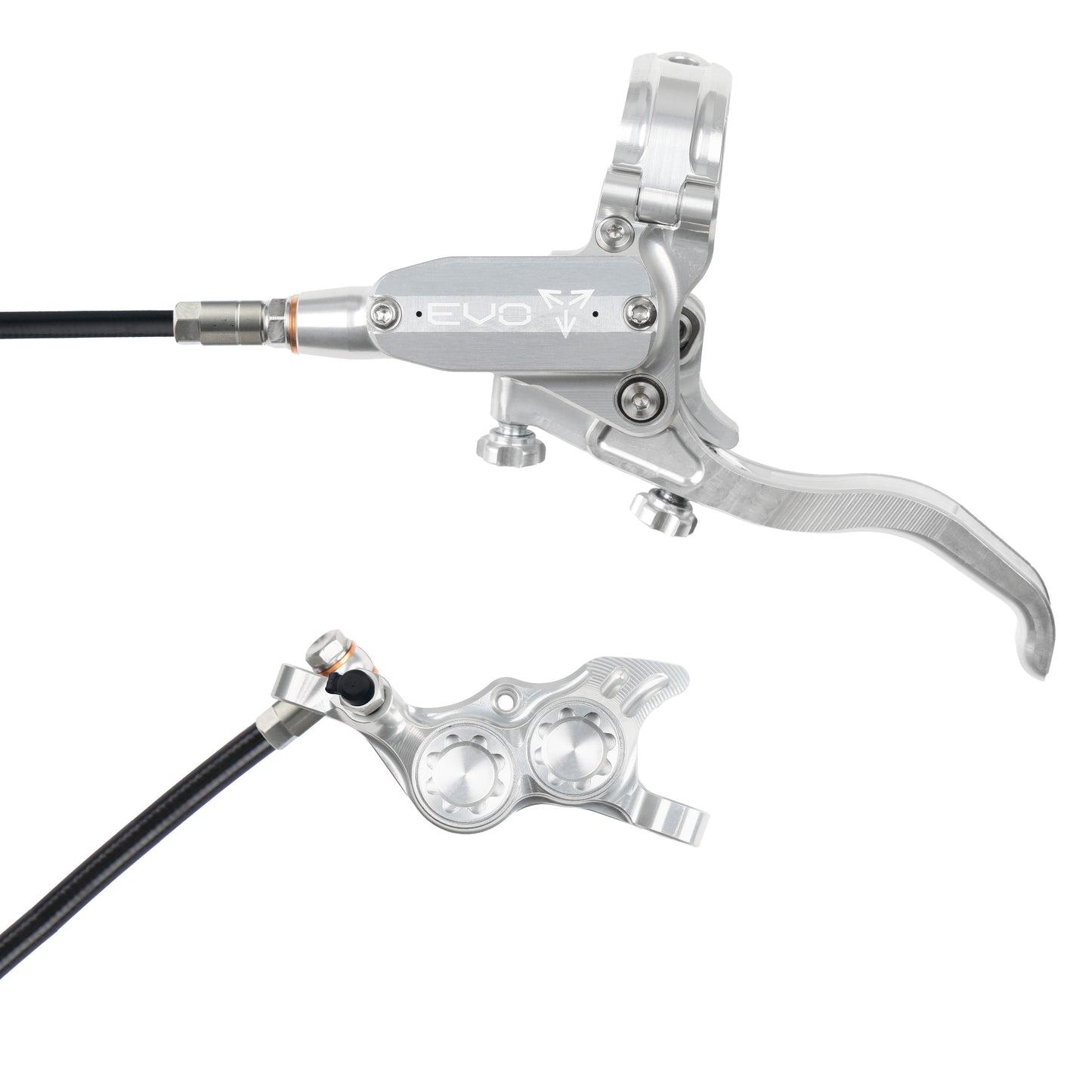 Hope Brake EVO TR4 No Rotor LH- Silver/Silver