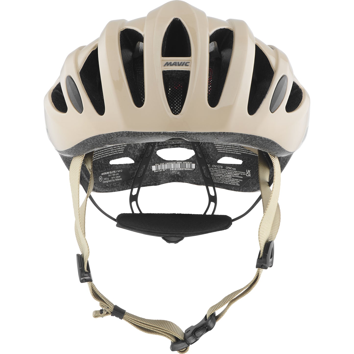 Mavic - casque de route Aksium Elite - Poivre blanc