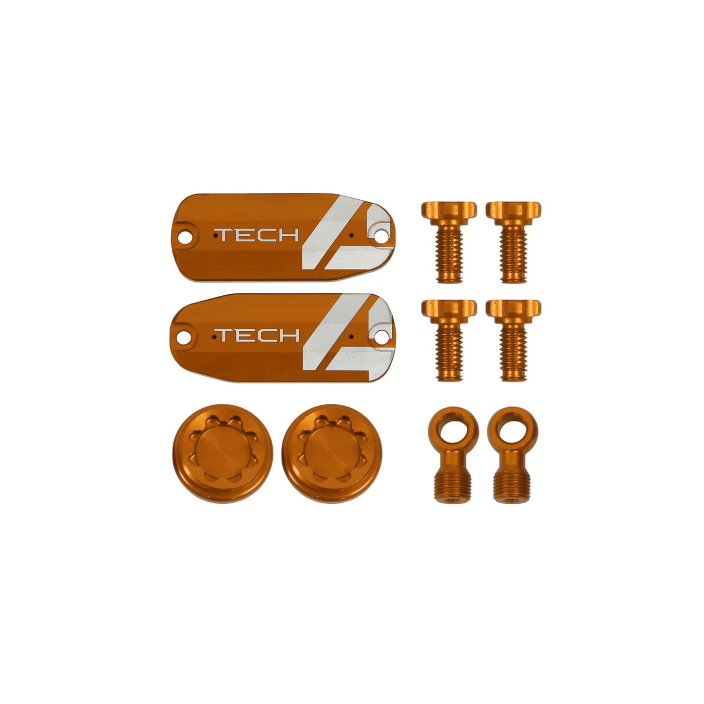 Hope Part Brake Tech 4 X2 Custom Kit Pair Orange