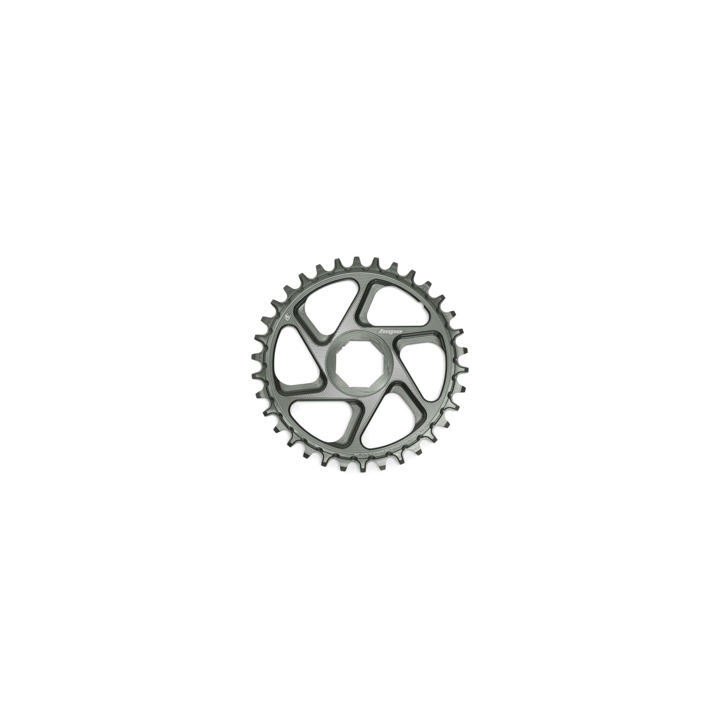 Hope Chainring Spiderless 34T R22 E Bike BR Smoke