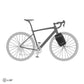 ORTLIEB BIKE PACKING FORK-PACK PLUS QLS BLACK 5.8L