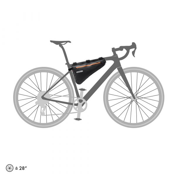 ORTLIEB BIKE PACKING FRAME-PACK BLACK MATT 4L