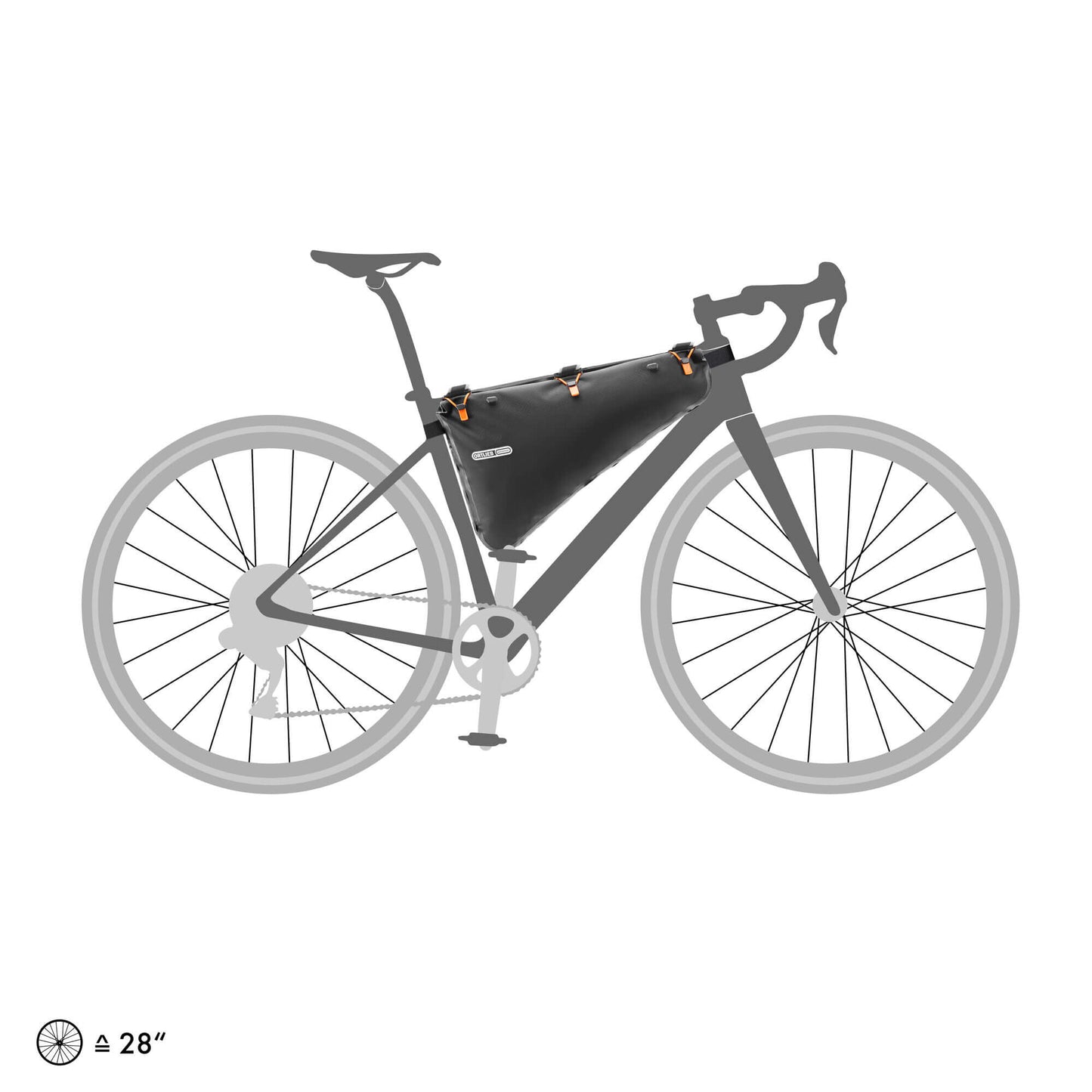 ORTLIEB BIKE PACKING FRAME-PACK RC BLACK MATT 4L