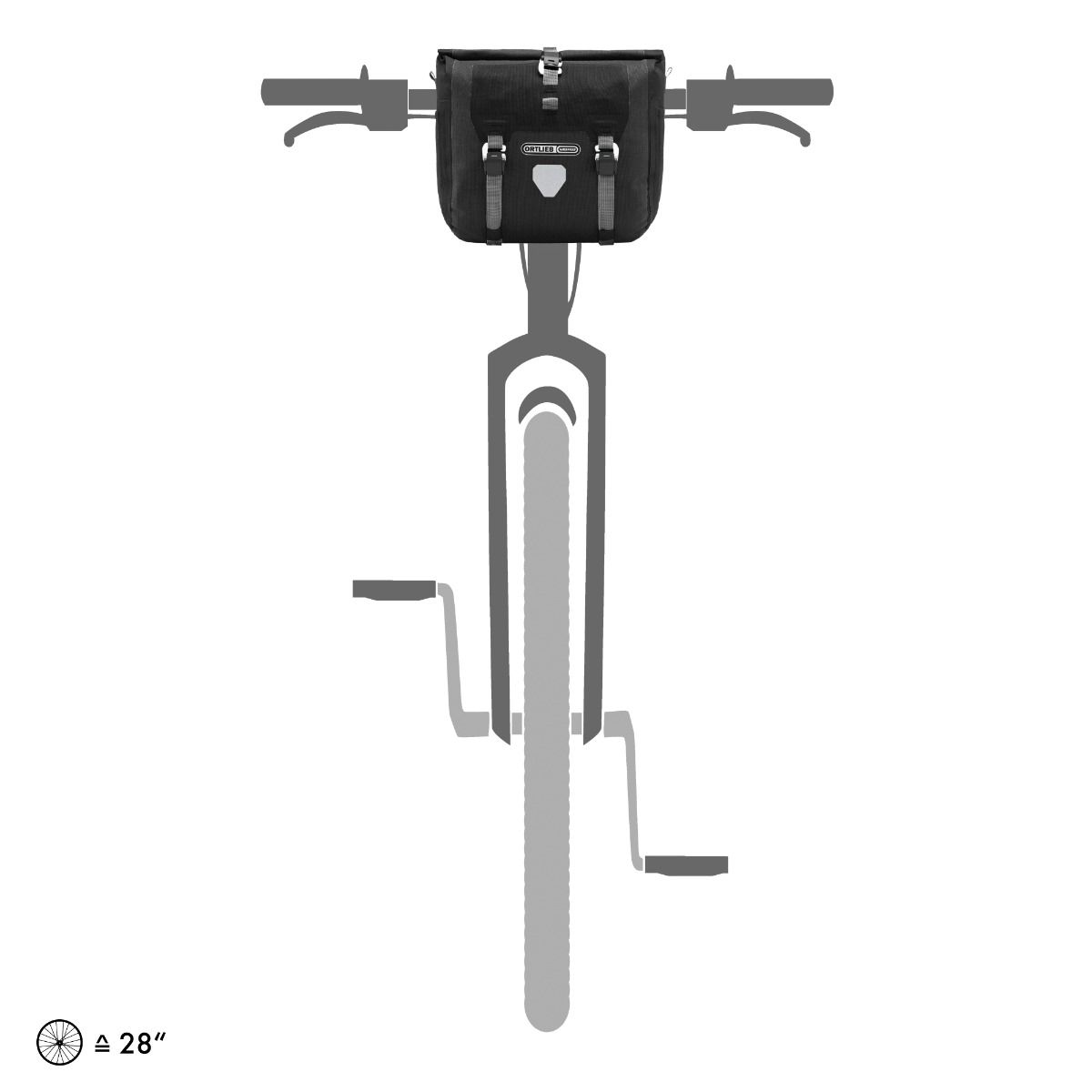 ORTLIEB HANDLEBAR BAG HANDLEBAR-PACK PLUS