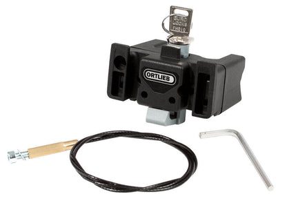 ORTLIEB PART HANDLEBAR BAG ULTIMATE6 MOUNTING SET W.LOCK BLACK (SINGLE)