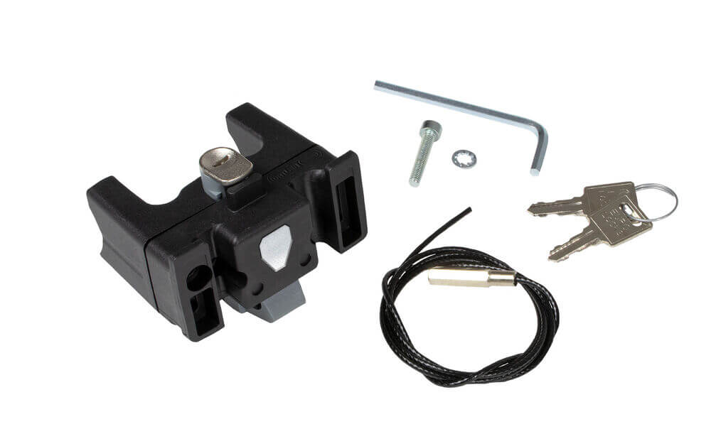 ORTLIEB PART HANDLEBAR BAG ULTIMATE6 MOUNTING SET W.LOCK BLACK (SINGLE)