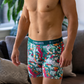 2UNDR x P&A Swing Shift 6'' Box Briefs (3 Pack)- Graffiti Splatter, Tiger Shatter & Palm Drip