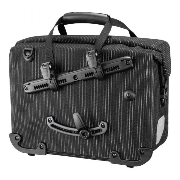ORTLIEB PANNIER HIGH VISIBILITY OFFICE BAG PVC FREE QL2.1 BLACK 21L