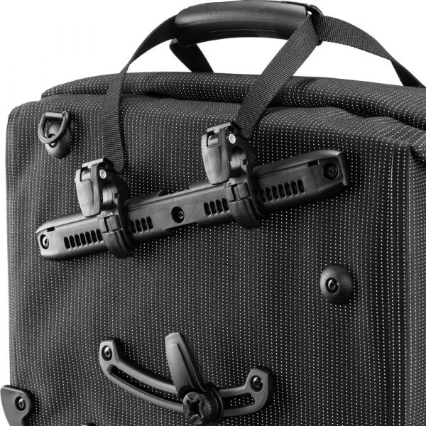 ORTLIEB PANNIER HIGH VISIBILITY OFFICE BAG PVC FREE QL2.1 BLACK 21L