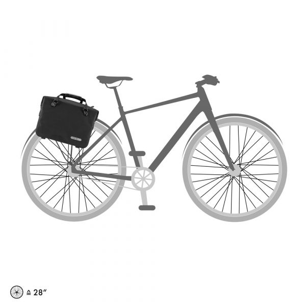 ORTLIEB PANNIER OFFICE-BAG QL2.1 BLACK 21L PS36C