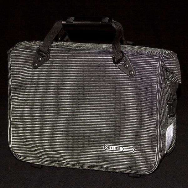 ORTLIEB PANNIER HIGH VISIBILITY OFFICE BAG PVC FREE QL2.1 BLACK 21L