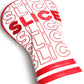 Stylish Slice driver cover featuring a wood accent design, perfect for golf enthusiasts.
