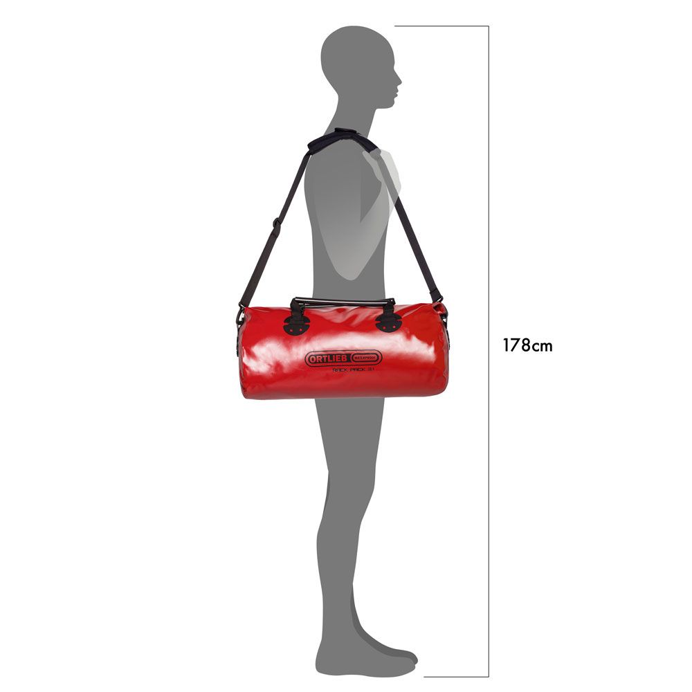 ORTLIEB TRAVEL BAG RACK PACK RED 24L